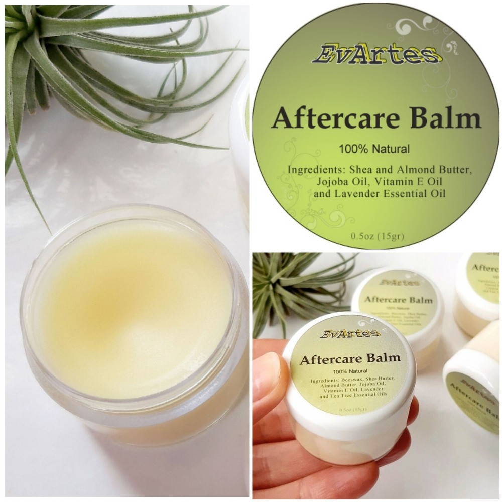 Organic Tattoo Aftercare Balm Skin Care Moisturizer for Mehndi Henna Art - 15ml