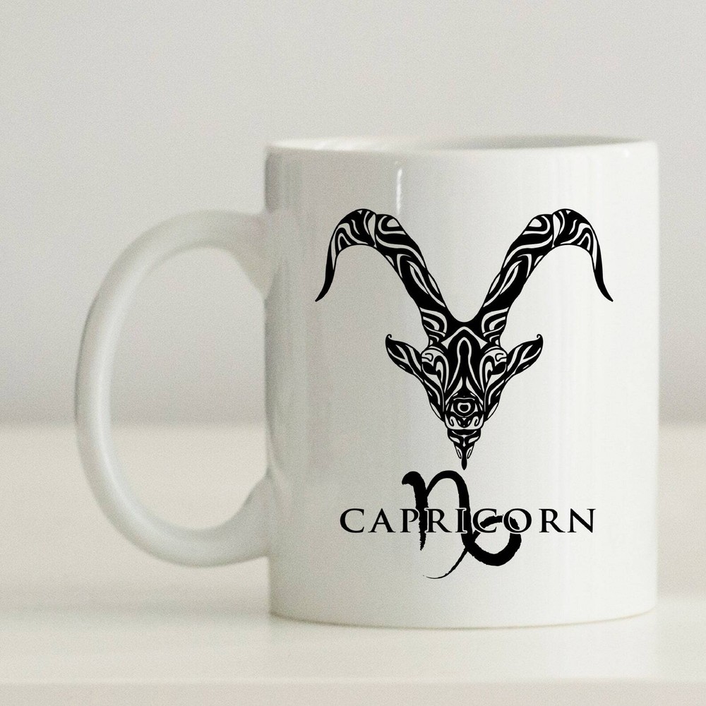Capricorn Mug Personalized Capricorn Birthday Gift For Her Capricorn Astrology M