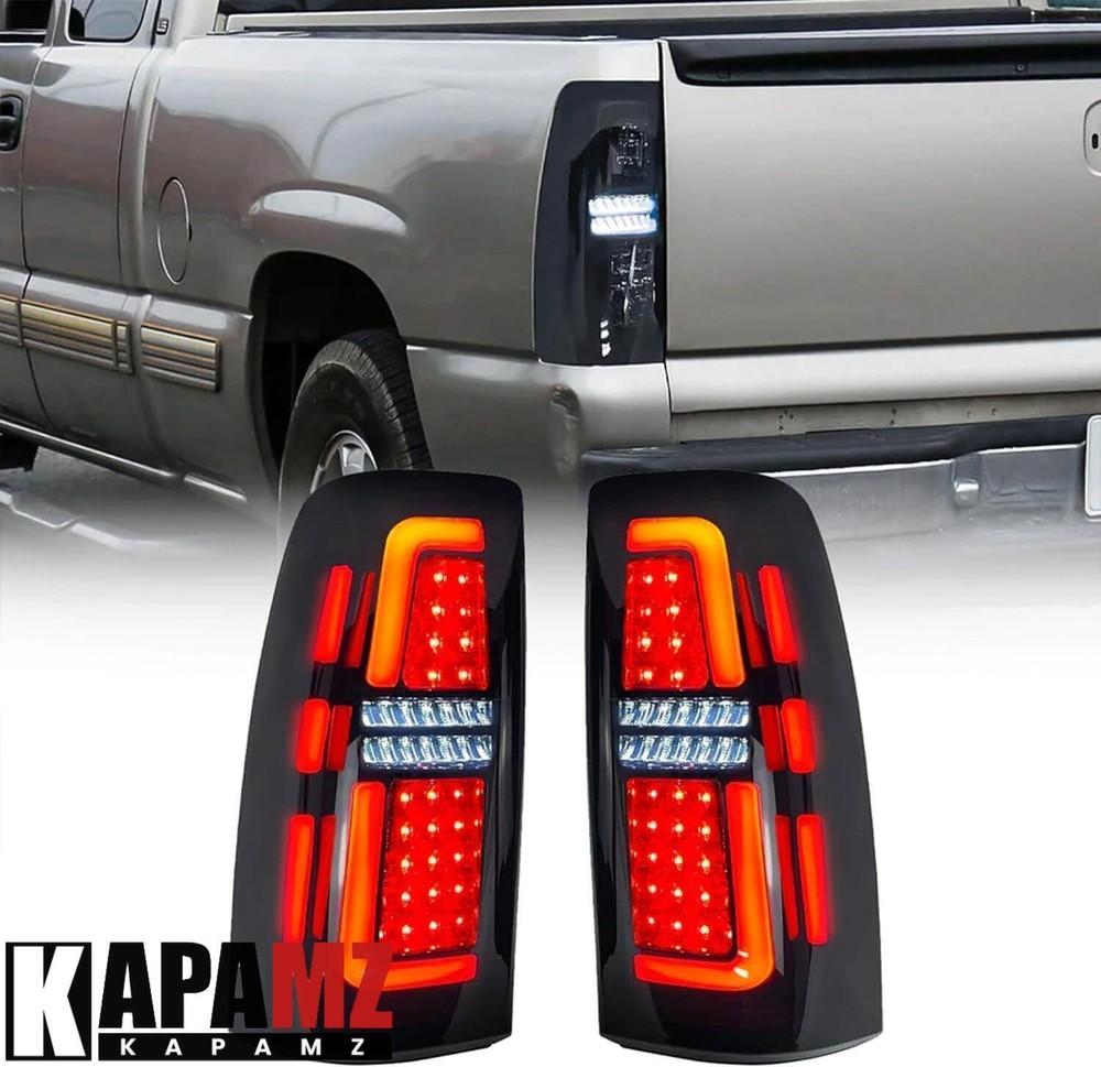 Upgraded LED Tail Light for 1999-2006 Chevy Silverado & 1999-2002 GMC Sierra 1500 2500 3500