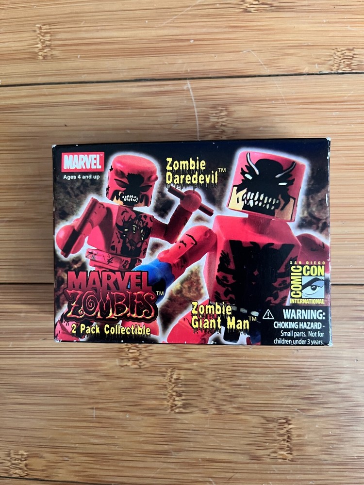 MARVEL UNIVERSE MINIMATES ZOMBIES SERIES DAREDEVIL & GIANT MAN TOY FIGURE SET