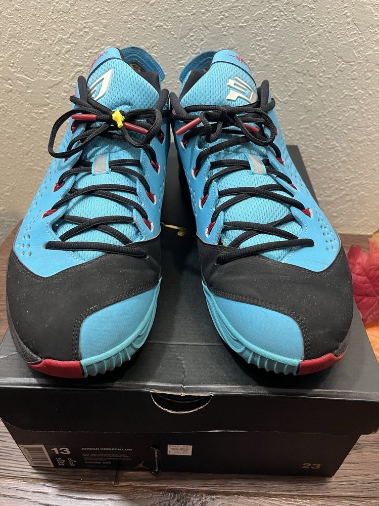 NIKE Air Jordan CP3 VII Chris Paul 616805-402 Gamma Blue Phoenix Suns Size 13