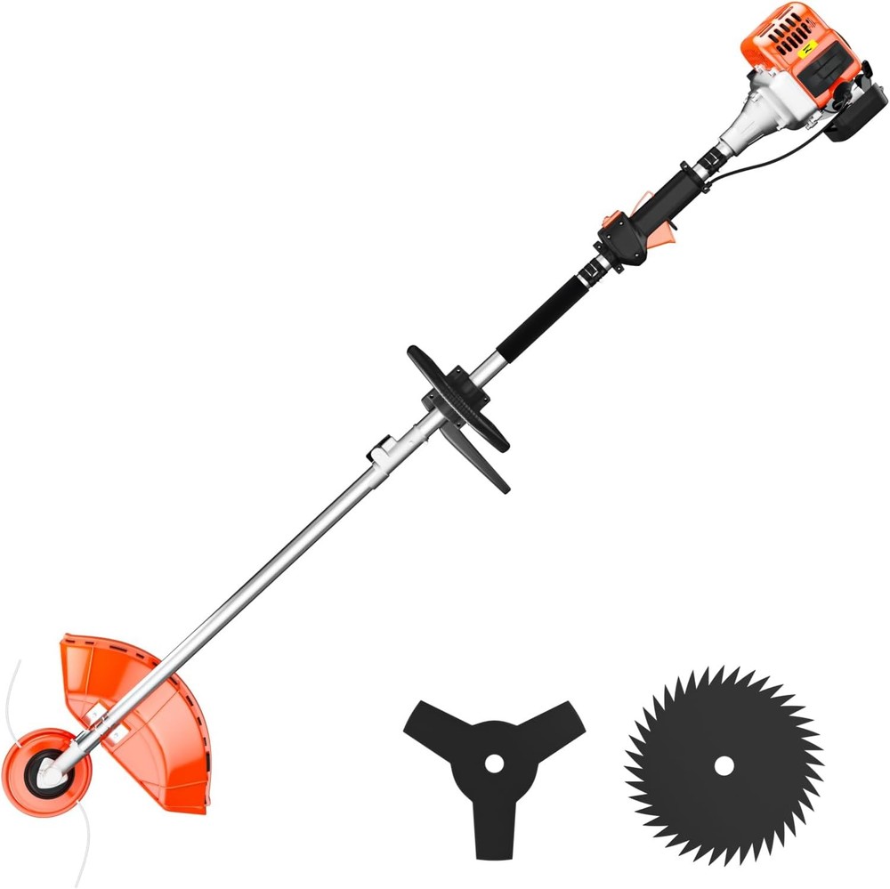 36cc 2-Stroke Gas Powered 3-in-1 Weed Eater Brush Cutter String Trimmer