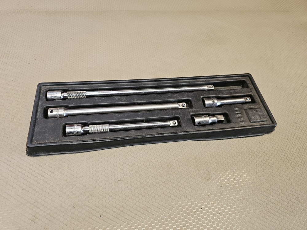 Matco Tools 5-Piece 3/8 Drive Chrome Extension Set USA Made Knurled