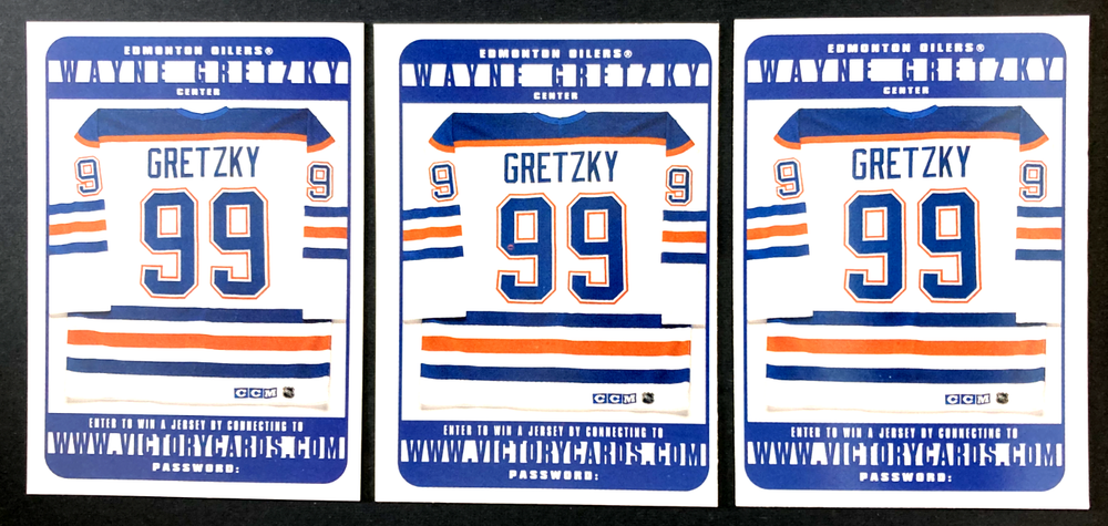 1999-00 Victory Promo Cards Wayne Gretzky Edmonton Oilers