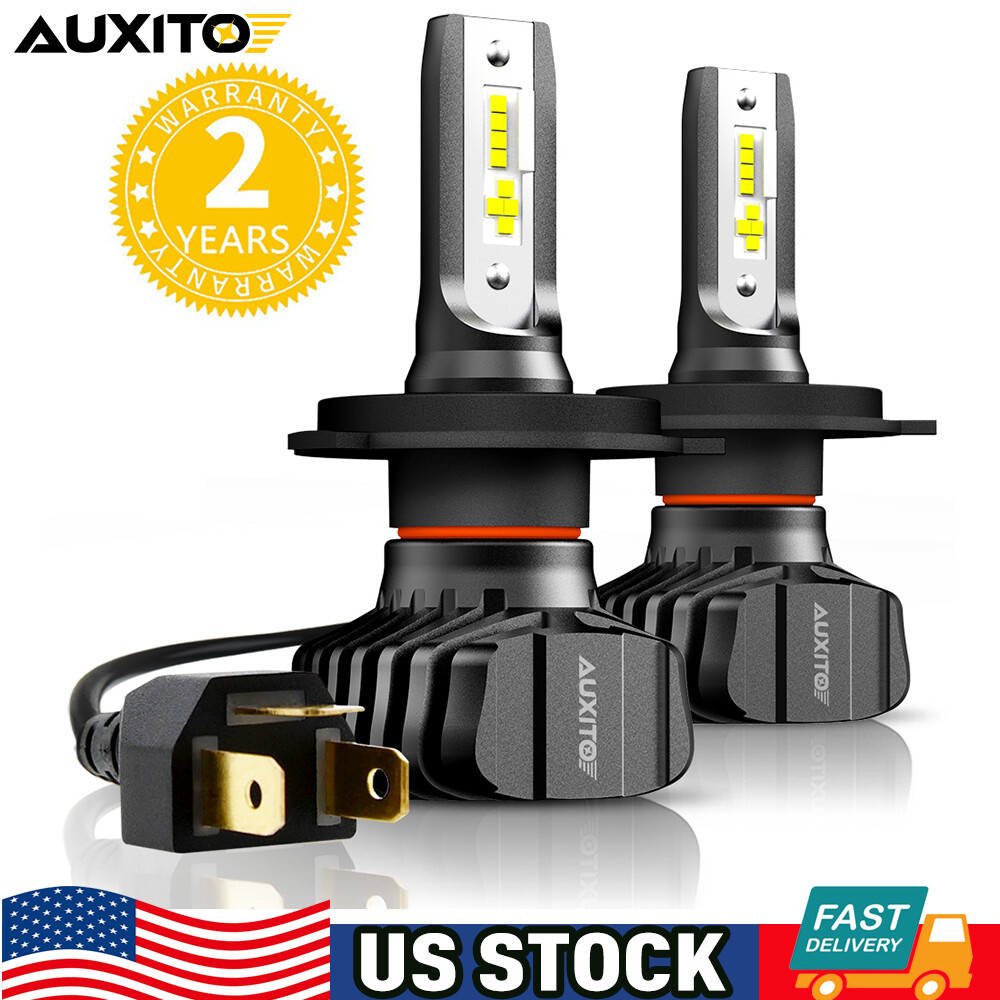 AUXITO Super Bright H4 9003 LED Headlight Kit Bulb High Low Beam White 40000LM M