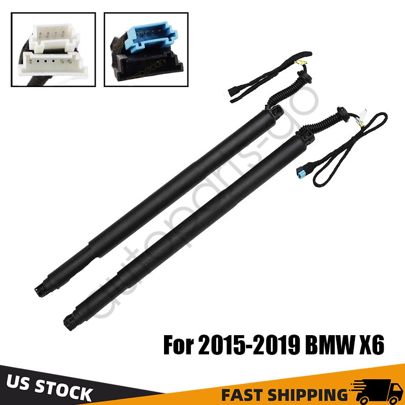 Pair of 2 Rear Left & Right Tailgate Power Lift Support for BMW X6 2015-2019
