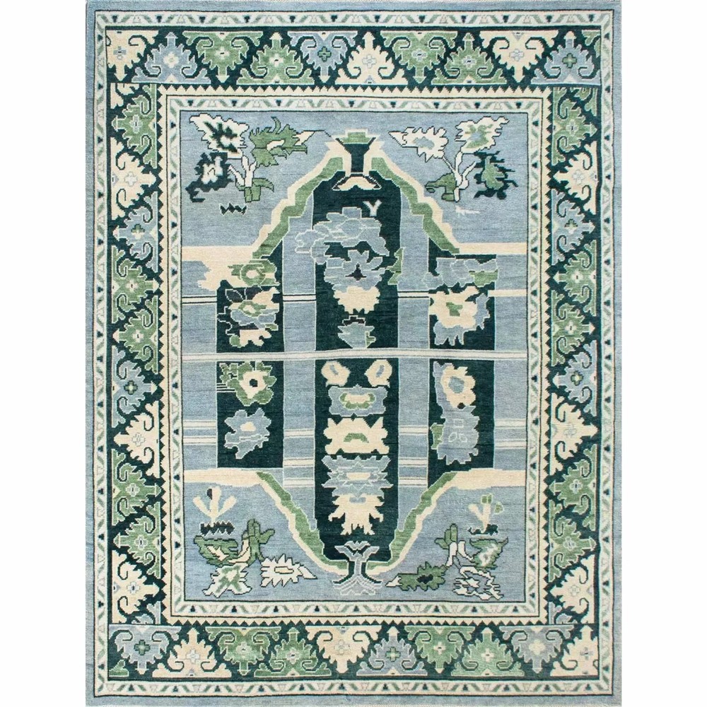 Scout Oushak Hand Knotted Turkish Rug in 8x10 9x12 10x14 Sizes