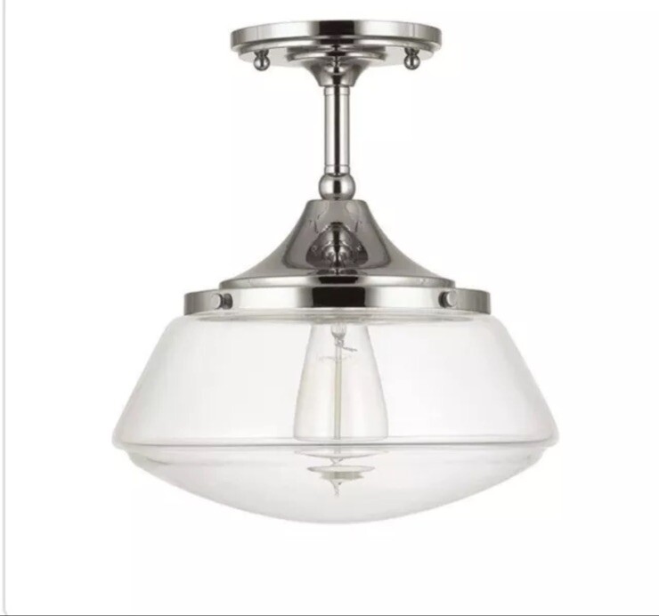 Home Decorators McClelland Semi-Flush Mount 10