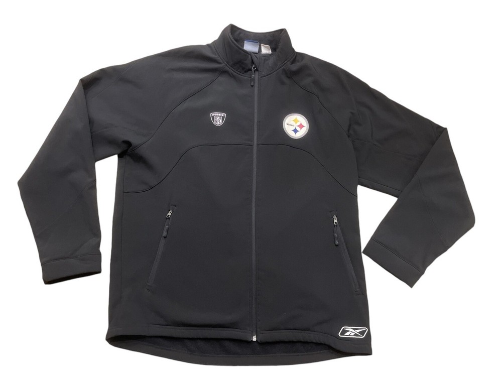 Pittsburgh Steelers Reebok NFL Equipment Jacket, Men’s Size Medium