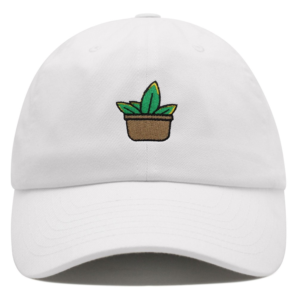 JPAK Aloe Plant Premium Dad Hat Cotton 6-Panel Curved Brim Floral Garden