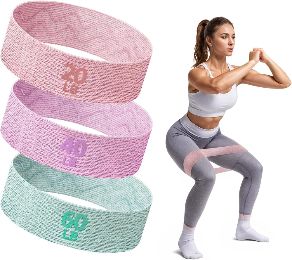 Fabric Resistance Bands for Working Out,Exercise Bands Resistance Band, Booty Ba