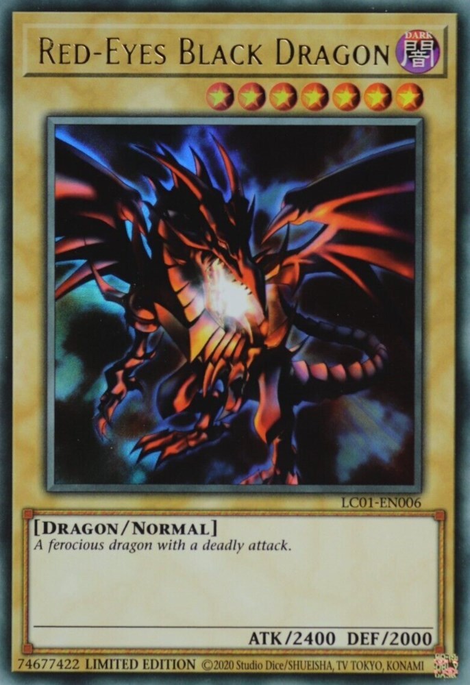 Red-Eyes Black Dragon (25th Anniversary Edition) LC01-EN006 Legendary Collection: 25th Anniversary Edition Limited Edition