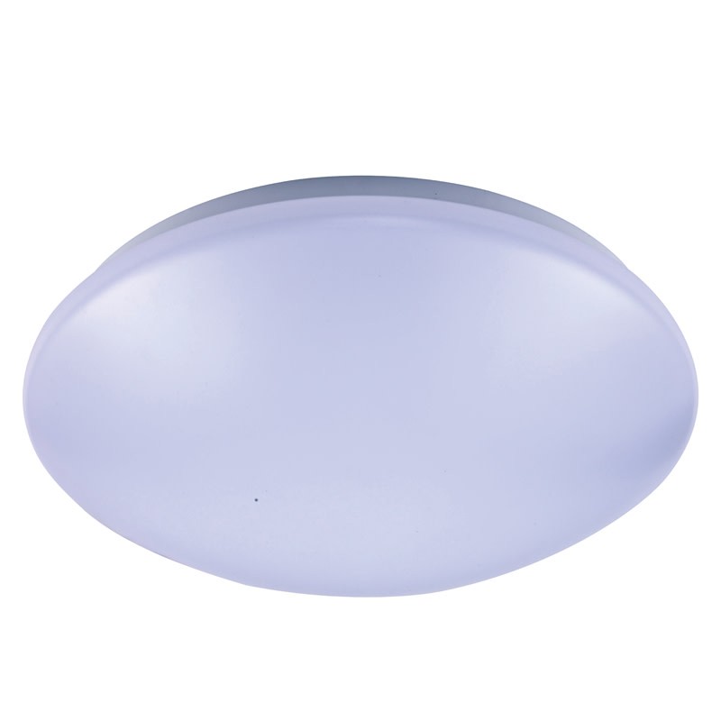 Daxter LED 11-Inch Chrome Flush Mount Ceiling Light by Living District LDCF3001