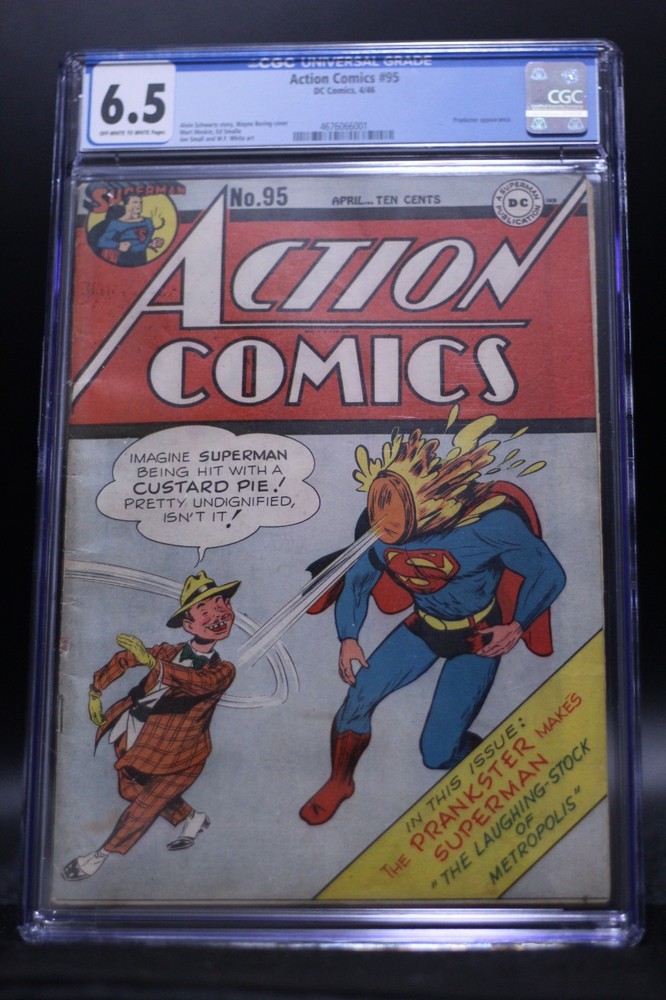 Action Comics (1938) #95 Wayne Boring Prankster Cover CGC 6.5 OW/WH Pages Smalle