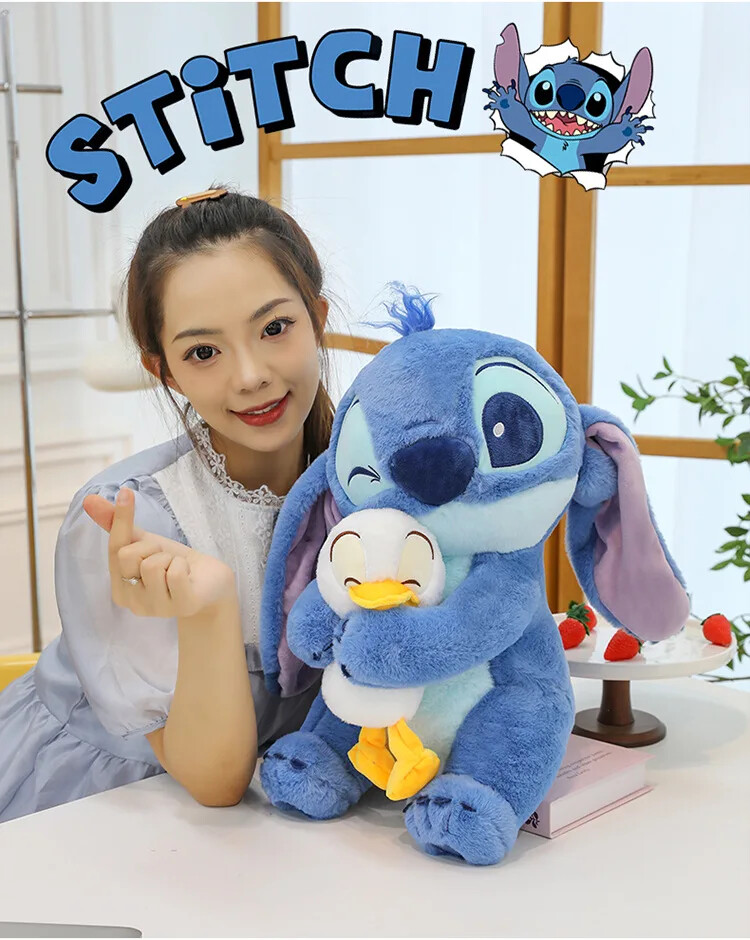 Disney Stitch Plush Toy Cute Lilo Duck Stitch Stuffed Doll