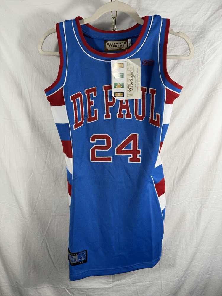 Hardwood Legends DePaul Blue Demons '79-82 Throwback Jersey Size S NWT