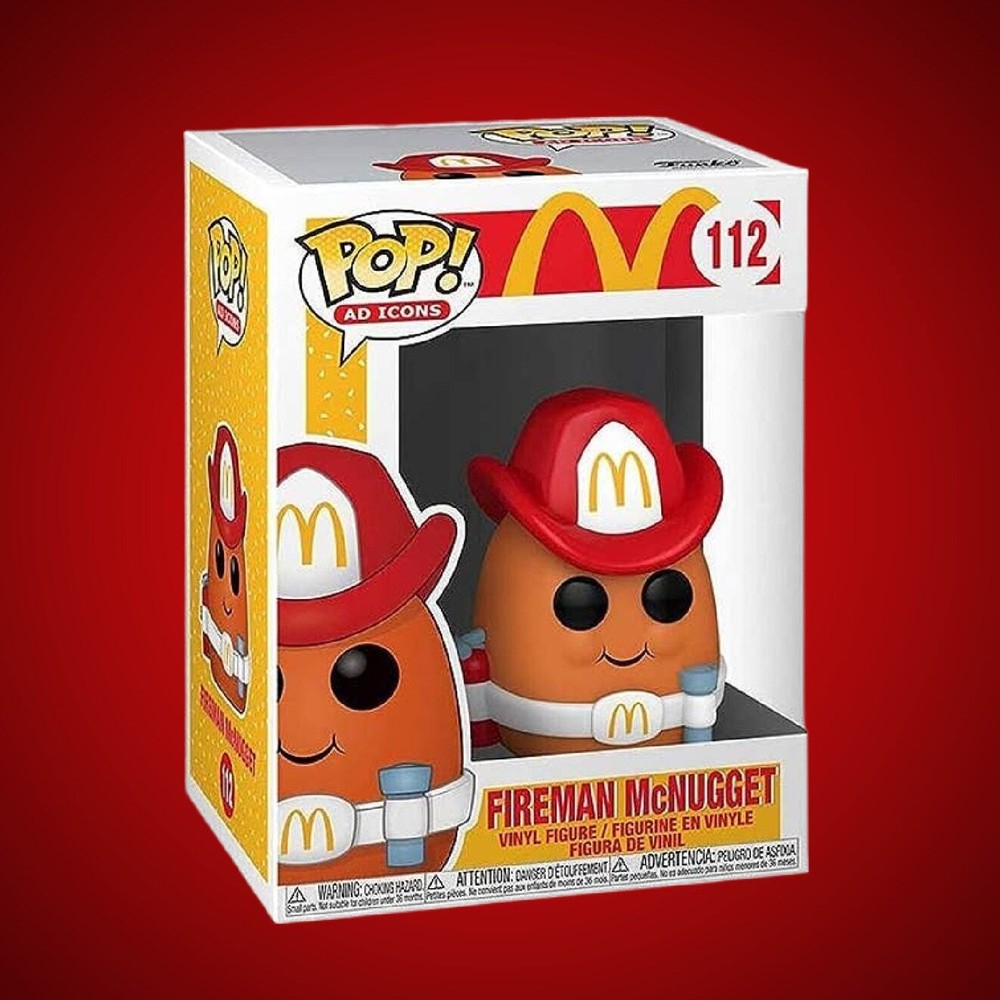 Ad Icons Mcdonalds Fireman McNugget Funko Pop 112
