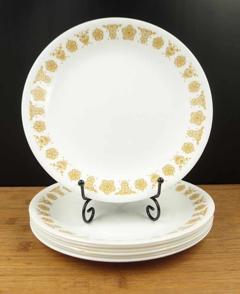 7 Corelle BUTTERFLY GOLD 8.5