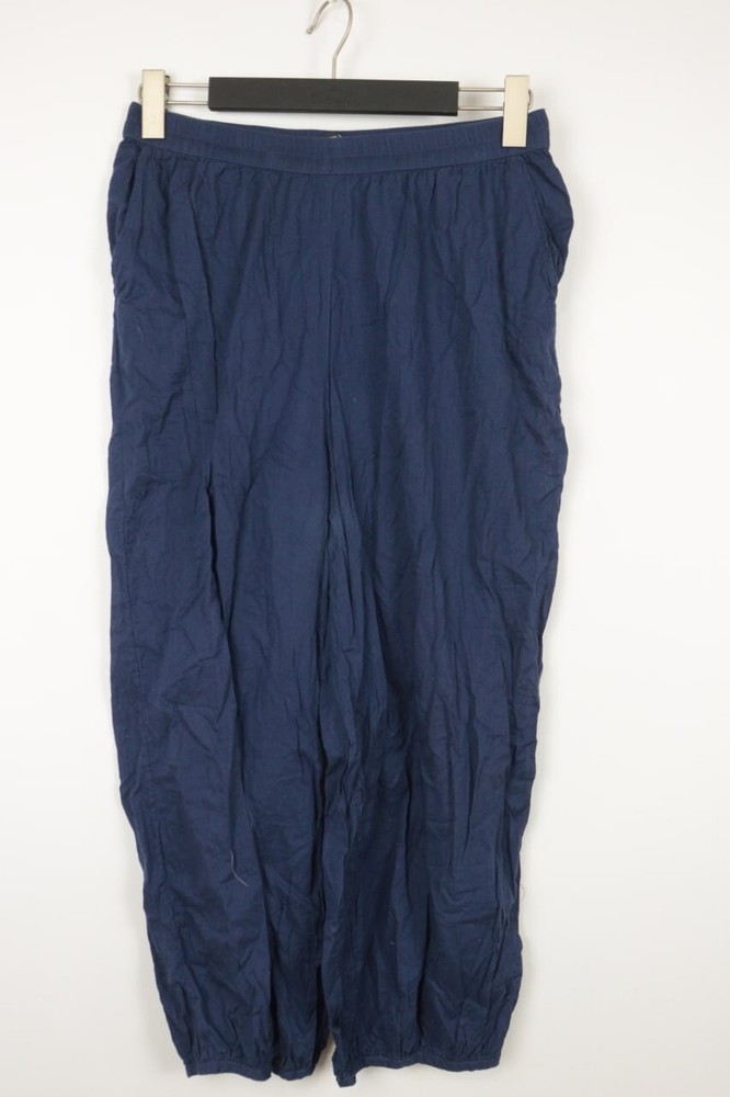 GUDRUN SJODEN Blue Summer Wide Leg Dress Relaxed Pants Trousers M / W28