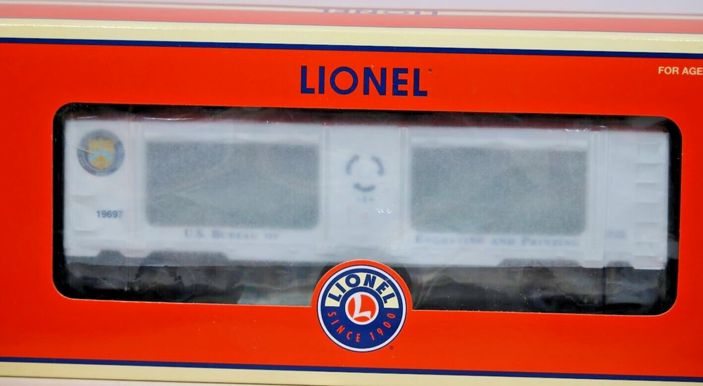 Lionel Trains 6-19697 ~ Bureau Of Engraving & Printing Mint Car NIB O 1:48 Scale