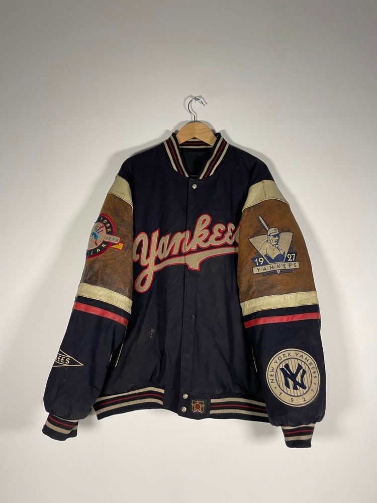 MLB Jeff Hamilton New York Yankees JH Desig Jacket (Size: 4XL) Need Dry Cleaning