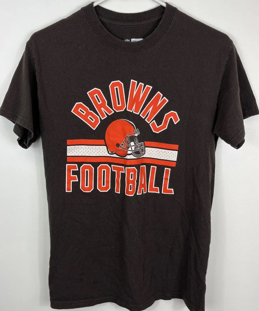 Camiseta de fútbol americano Cleveland Browns adulto pequeña ropa del equipo de la NFL marrón Dawg Pound