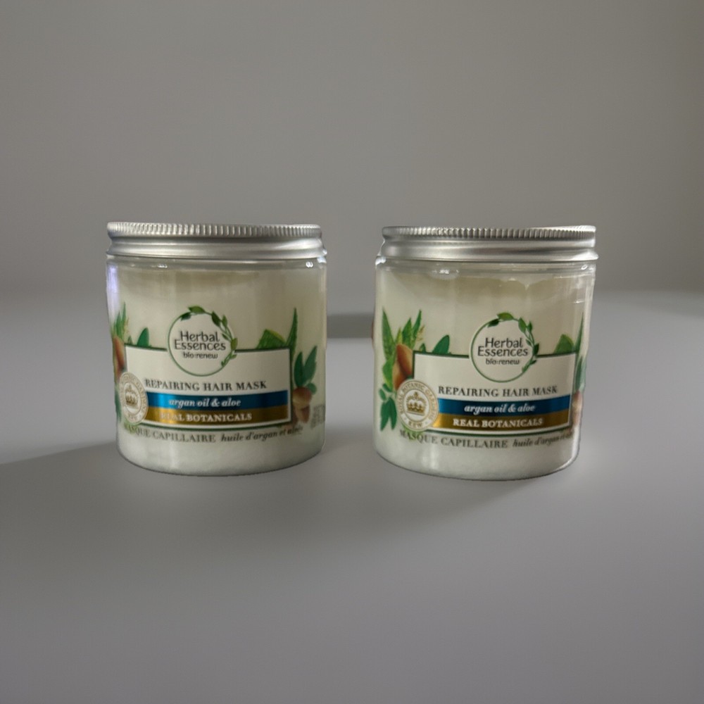 Herbal Essences Argan Oil Aloe Repairing Hair Mask 8oz 2-Pack