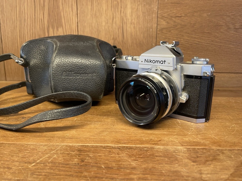 *Near Mint ++ w/ Case* Nikon Nikomat FTN Film Camera Nikkor H.C 28mm F/3.5 / JPN