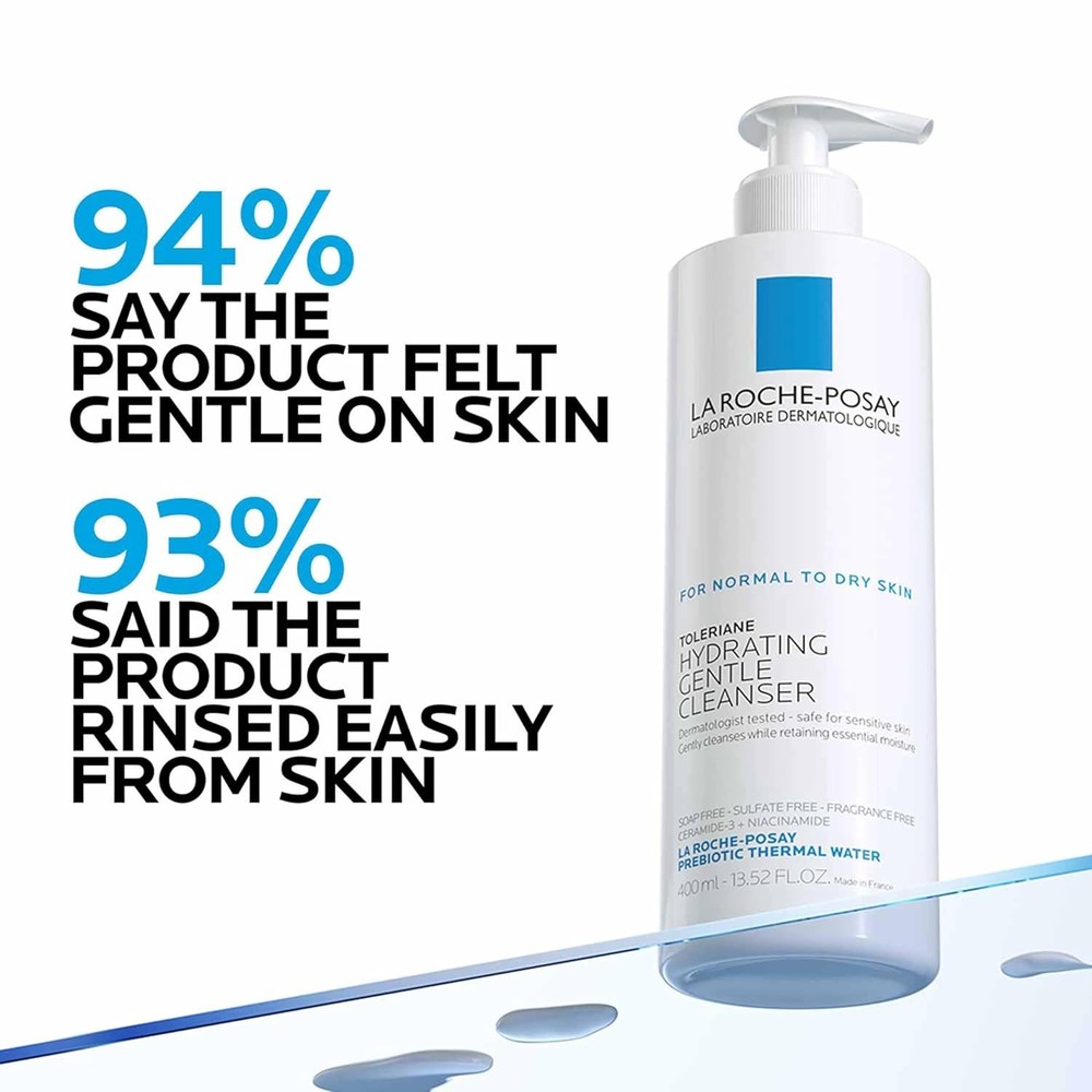La Roche-Posay Toleriane Hydrating Gentle Face Cleanser, Niacinamide