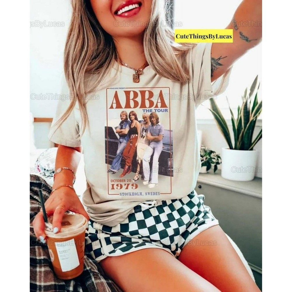 A.BB.A Shirt, 1979 Vintage Shirt, Abba Band Shirt, 1979 Vintage Shirt