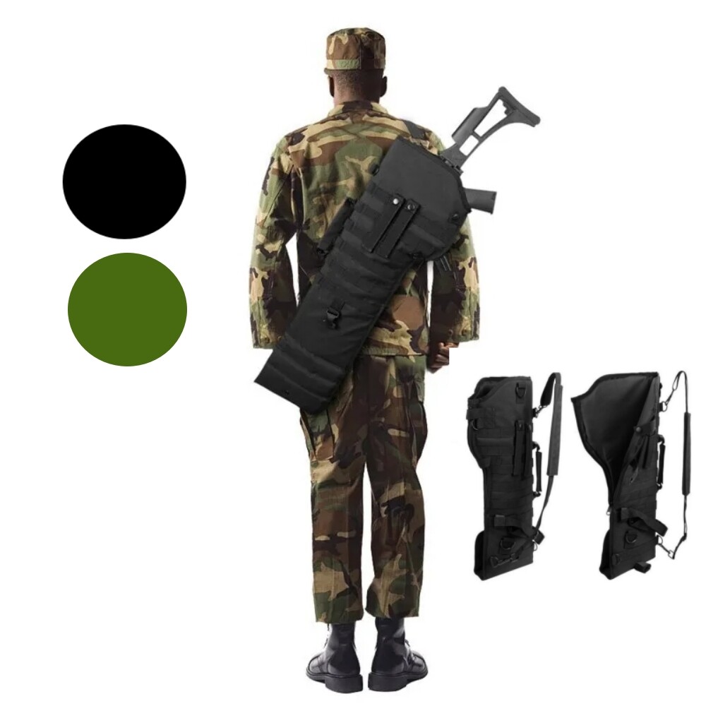 Tactical Molle Scabbard Sling Case for Hunting Shotgun or Rifle