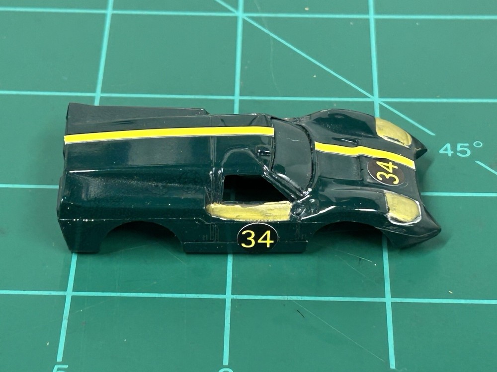Custom Ford J Body  HO Slot Car Body Fits Aurora Tjet Dash Auto world JL