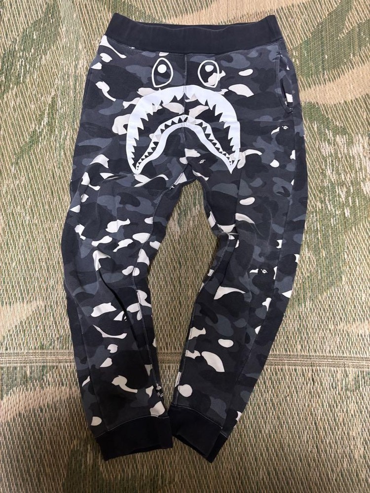 BAPE Shark Sweatpants Used Good Condition M-1058E