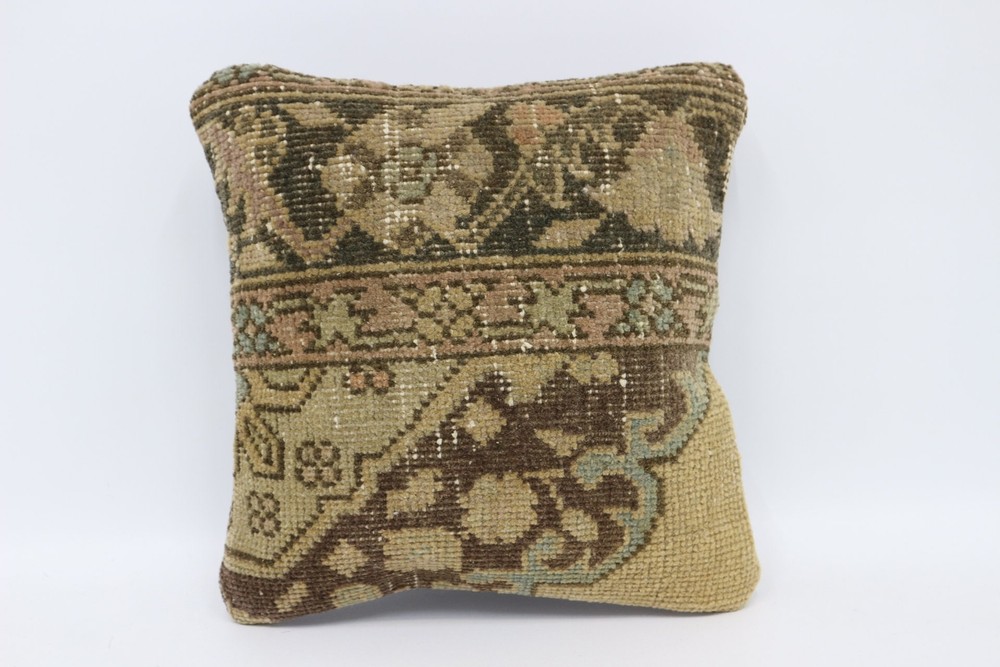 Handmade Kilim Cushion, Throw Kilim Pillow, 12