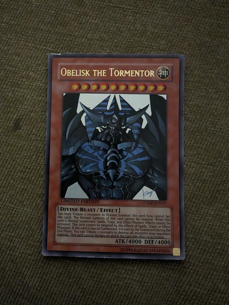 Obelisk the Tormentor JUMP-EN037 Shonen Jump Magazine Promos Limited Edition