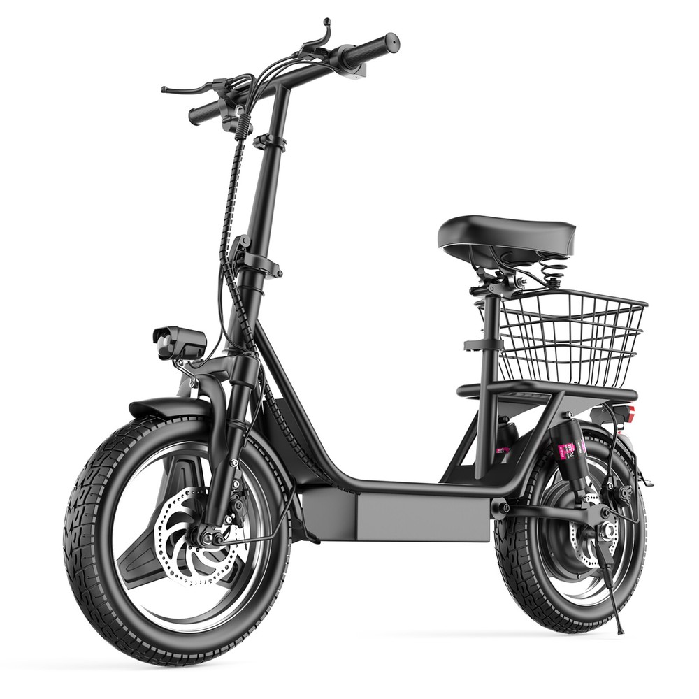 14-inch 500W Off-Road Electric Scooter with Seat 25MPH 13Ah Battery