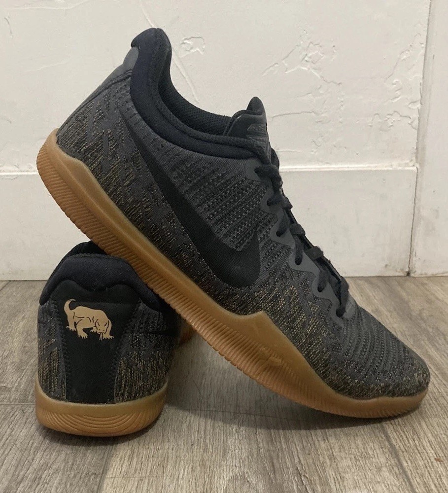 Nike Kobe Mamba Rage PRM Komodo Dragon Black Grey Mens Size 12 Sneakers