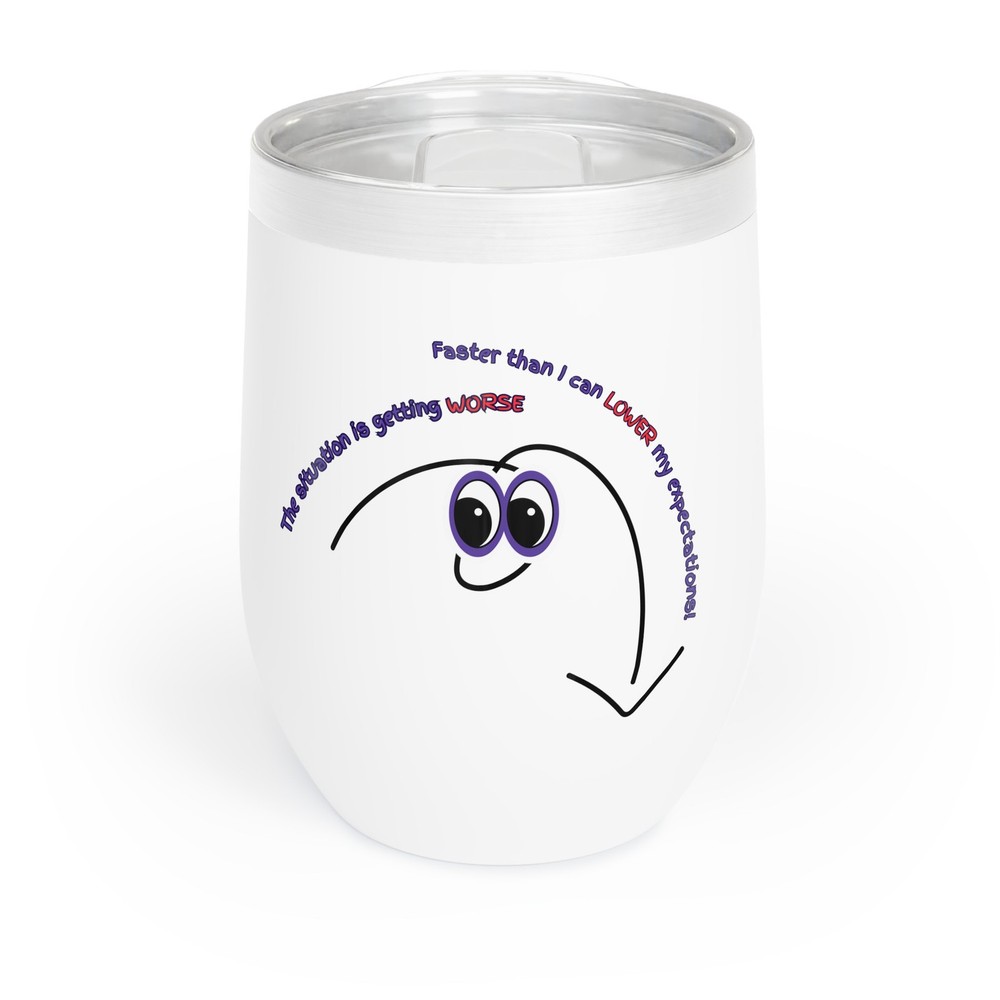 Stainless Steel Insulated Wine Tumbler for Chilled Drinks