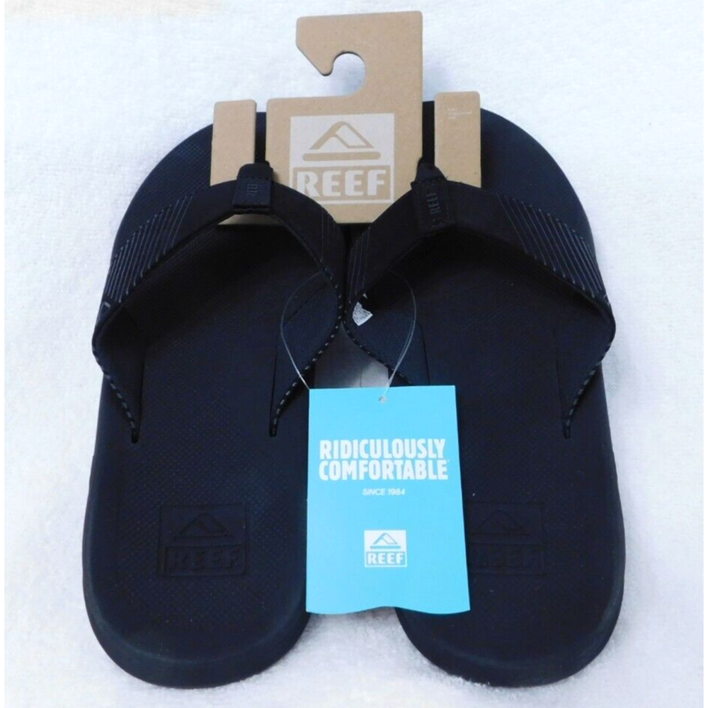 Reef Black Men's Phantom II Sandals Flip Flops Size 12