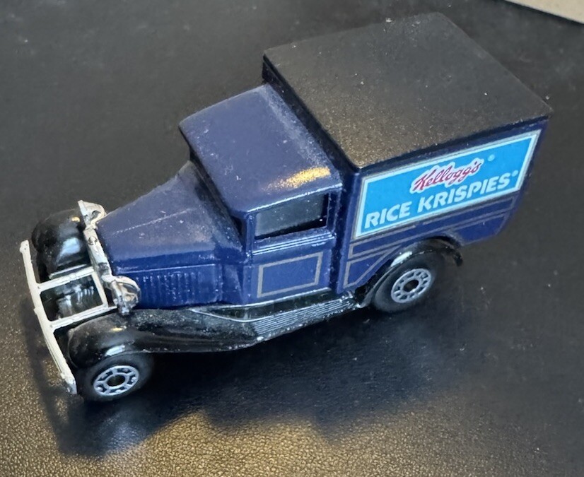 Vintage 1979 Rice Krispies Delivery Truck Model A Ford Matchbox Kellogg's Toy