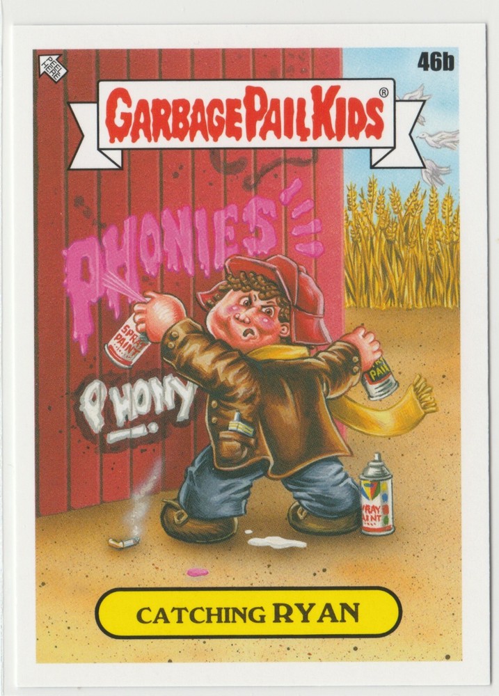 Garbage Pail Kids GPK 2022 Book Worms Catching Ryan #46b Card
