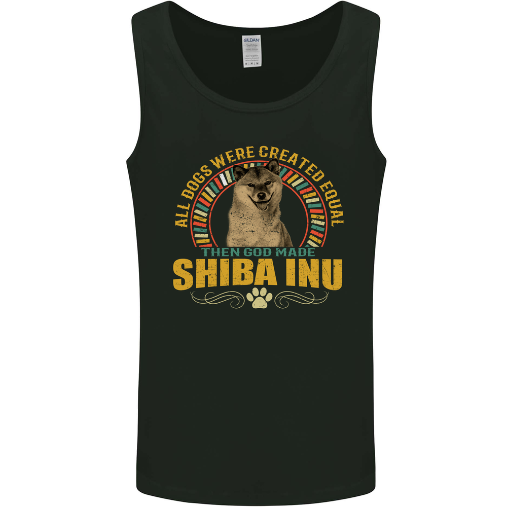 A Shiba Inu Dog Mens Vest Tank Top