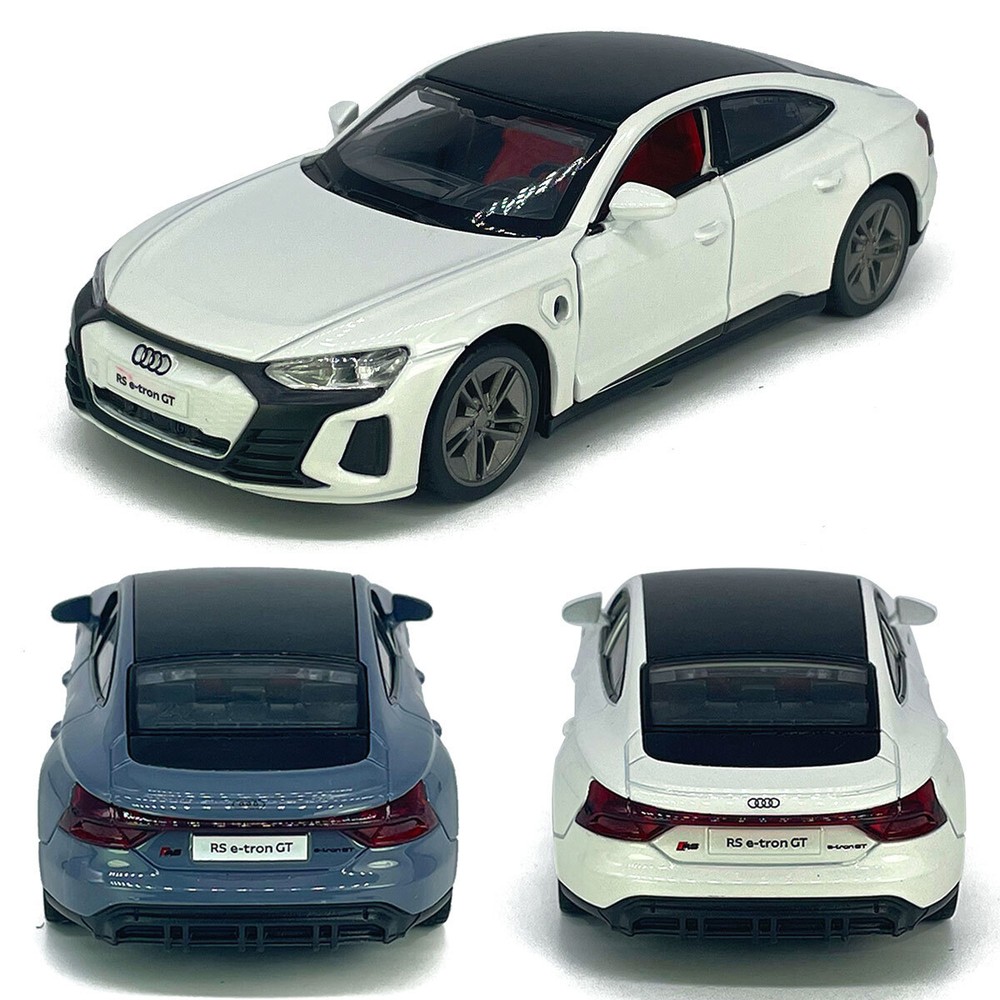 1:36 Audi RS e-tron GT EV 2021 Model Car Toy Cars Diecast Toys for Kids Boys