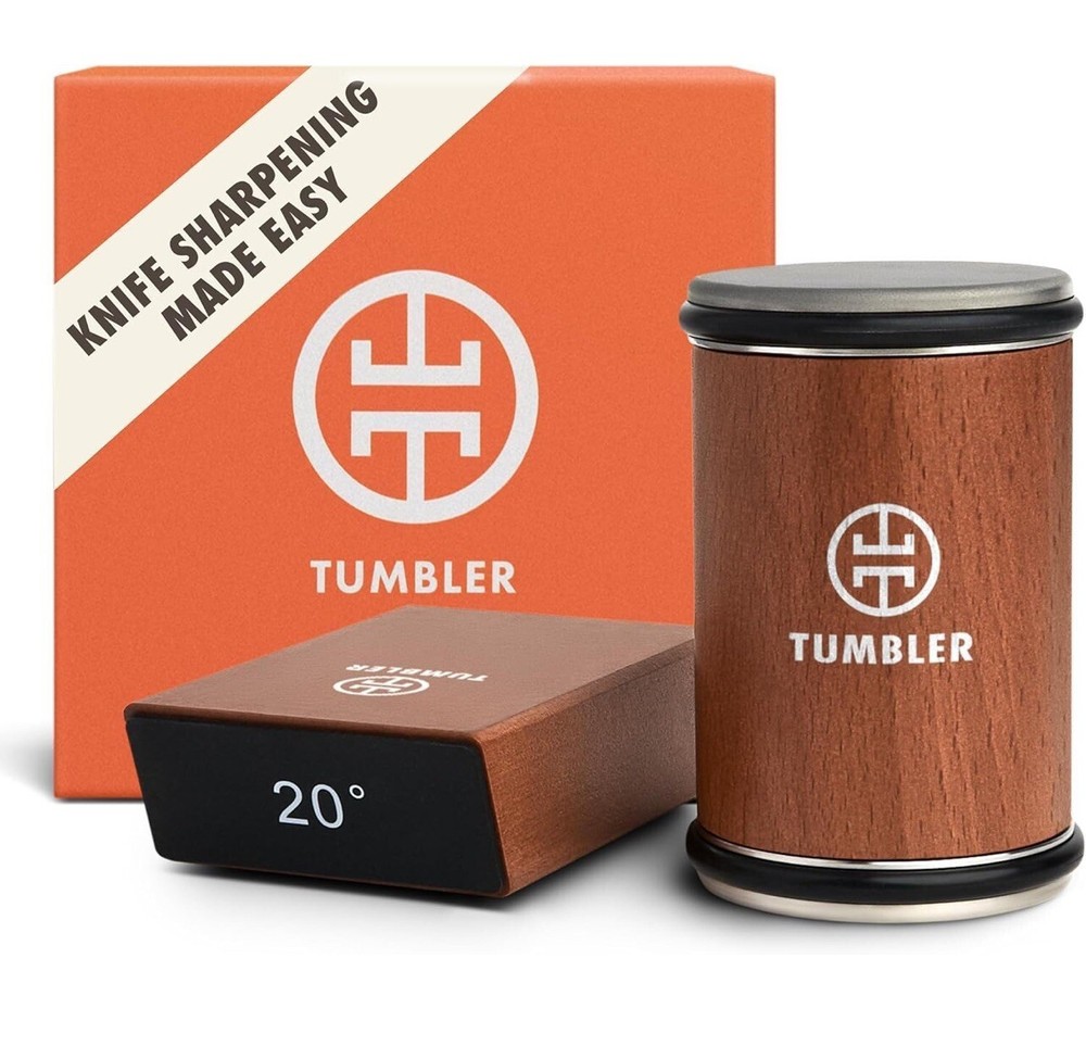 The Original Tumbler Rolling Knife Sharpener™ - Knife Sharpening 15 & 20 Degrees