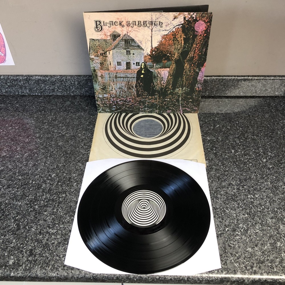 LP VINYL BLACK SABBATH SELF TITLED ALBUM VO 6 1970 UK EARLY PRESS SUPER EX/EX+