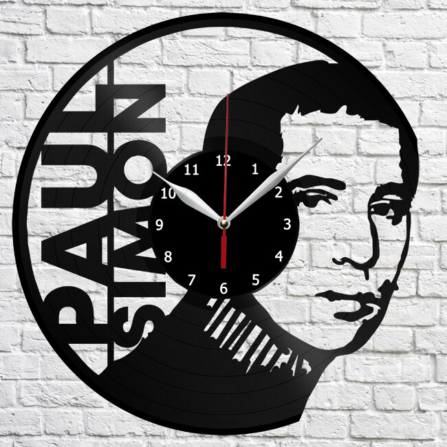 Paul Simon Vinyl Record Wall Clock Home Fan Art Decor 12'' 30 cm 4772