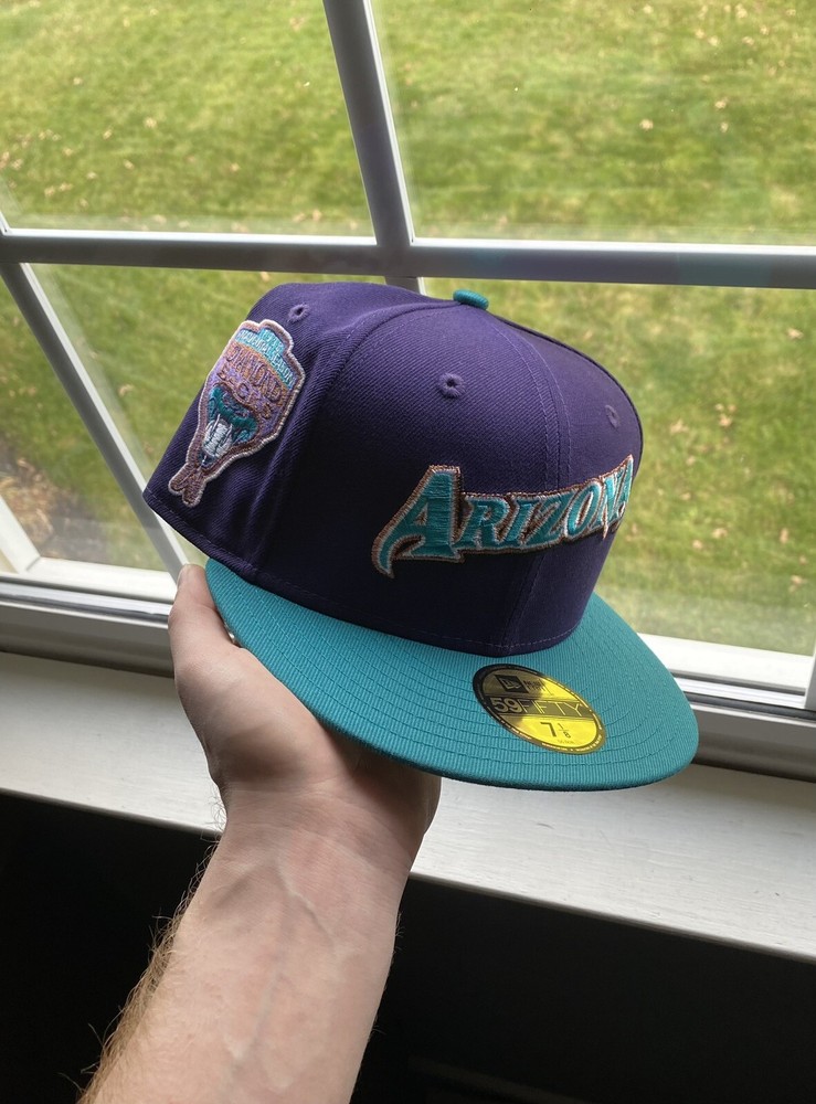 Exclusive Hat Club Arizona Diamondbacks Inaugural Patch Jersey Hat Size 7 1/8 NM