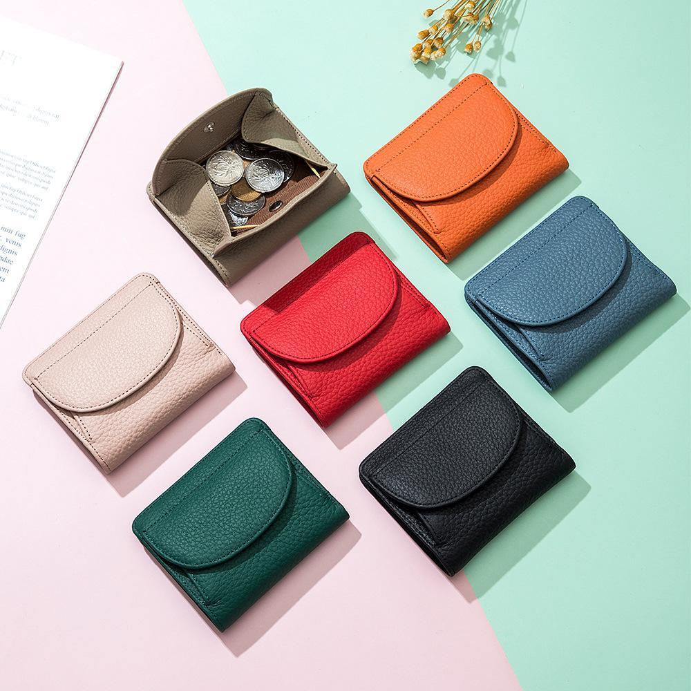 Modern Multicolor Leather Wallet - Slim Credit Card Holder for Women - Stylish Gift Idea  