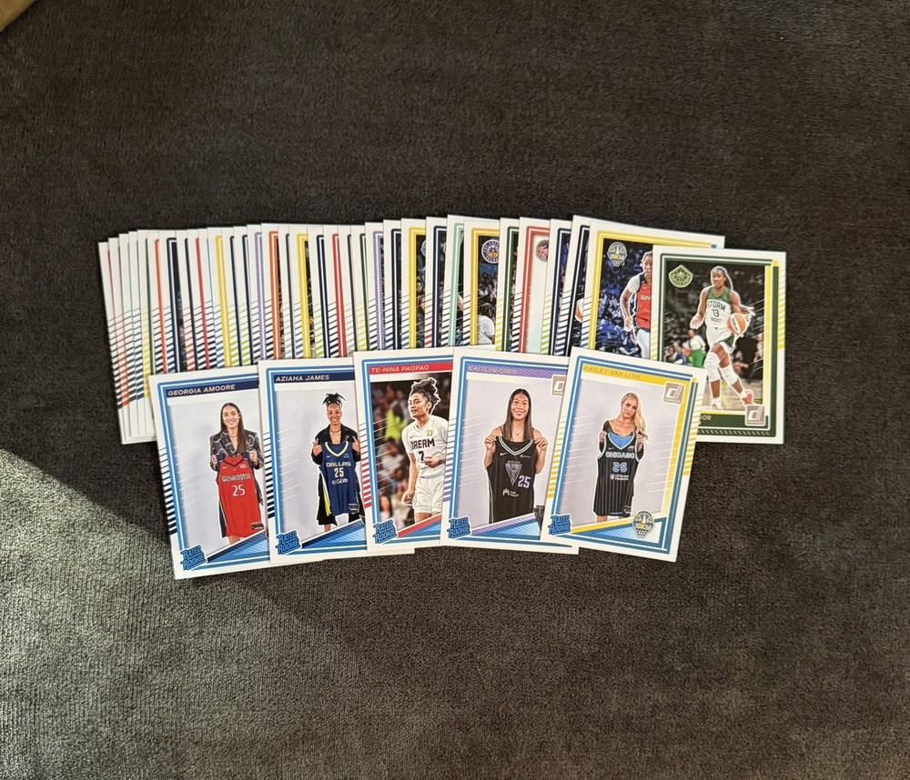 2025 Panini Donruss WNBA Lot Of 40 Base Cards - Several Rookie Cards