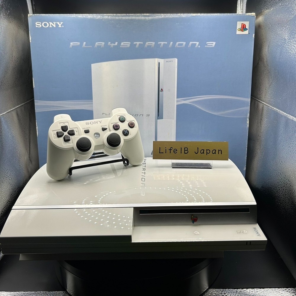 SONY PS3 40GB Ceramic White Console CECHH00 RARE Edition with Original Box